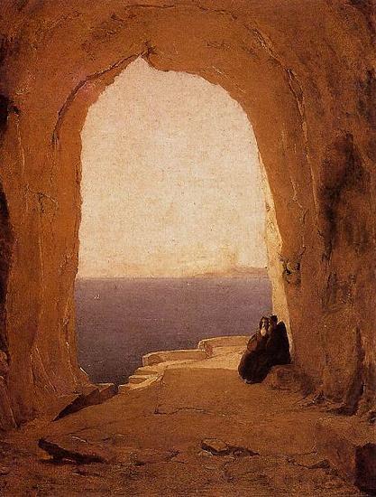 Carl Blechen Grotto in the Gulf of Naples